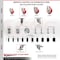 Service Caster 3.5 Inch 316SS Red Poly Swivel 1-3/8 Inch Expanding Stem Caster Set Brake SCC SCC-SS316EX20S3514-PPUBRED-TLB-138-4 - alternate 3